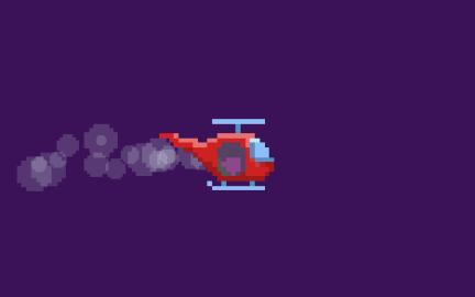 Retro Helicopter
